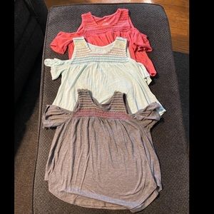 3 Girls Off The Shoulder Shirts By SO  Size L (10/12)